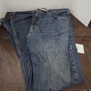 Levi's Classic Blue Denim Bootcut Jeans In Size 38 X 32